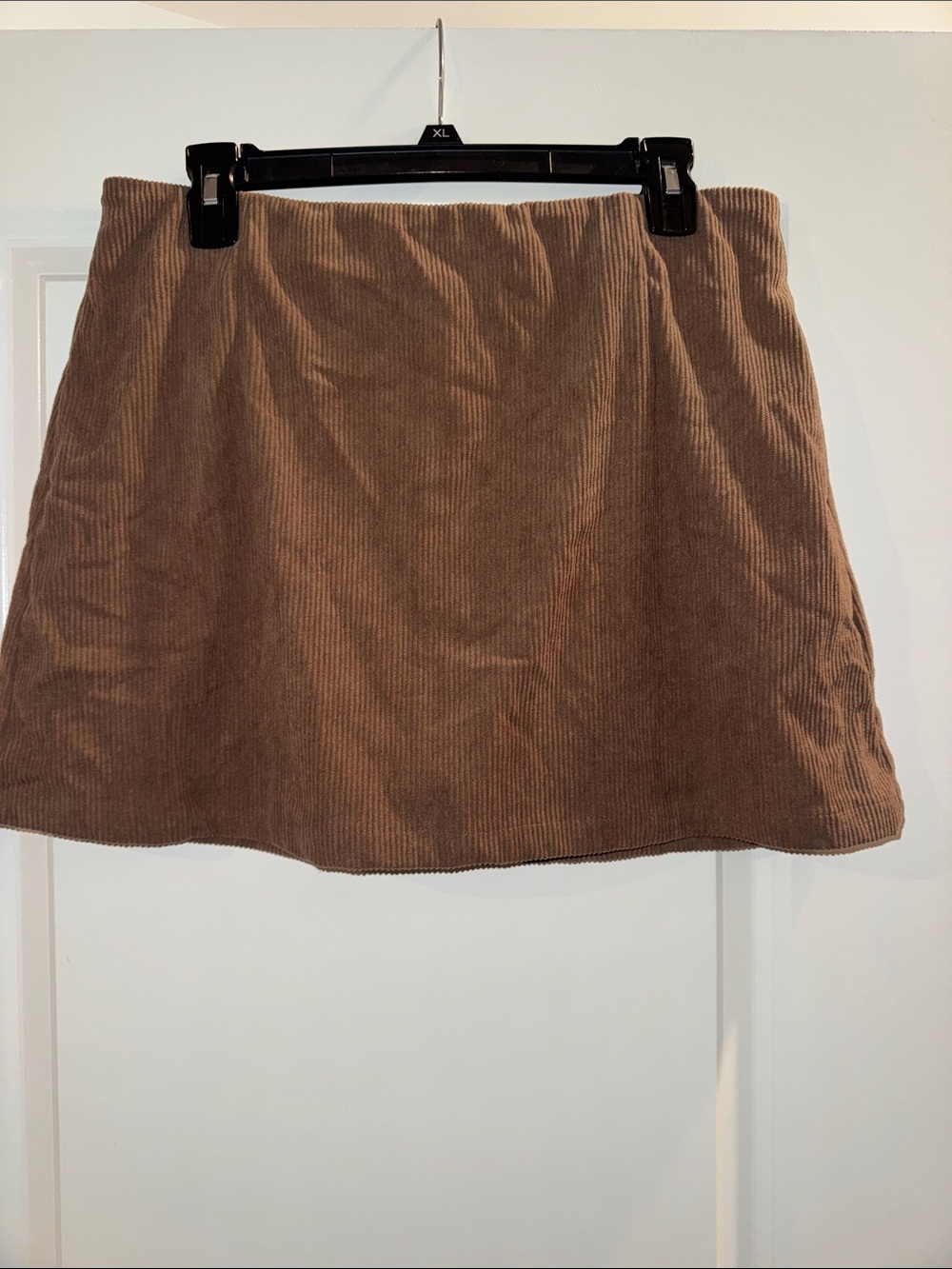 Brown Corduroy A-Line Skort